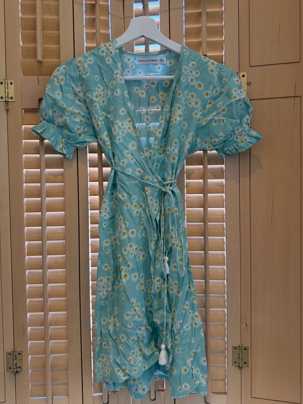 Faithful the Brand Floral Wrap Mini Dress